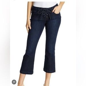 FRAME LE CROP MINI BOOT LACE UP JEANS SIZE 25